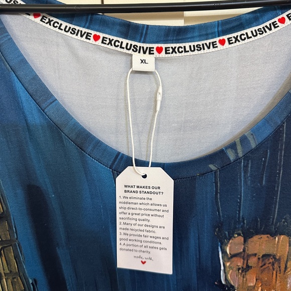 XL Multi colored maxi dress - Picture 5 of 5